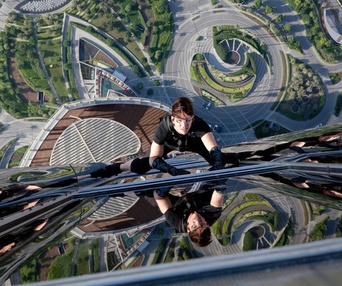 Une scène du film Mission: Impossible - Ghost Protocol