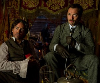 Une scène du film Sherlock Holmes: A Game of Shadows