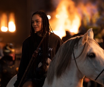 Une scène du film Thor: Love and Thunder