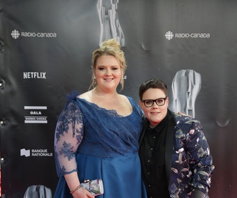 Sur le tapis rouge du Gala Québec Cinéma 2019