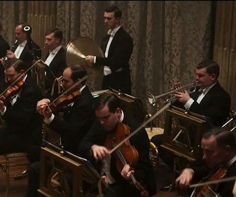 Une scène du film Downton Abbey