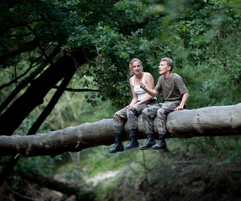 Une scène du film Les combattants