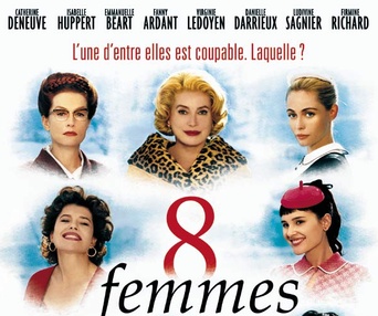 Affiche du film 8 femmes