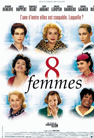 Affiche du film 8 femmes