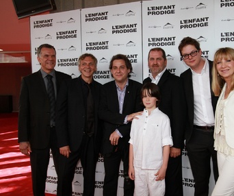 Sur le tapis rouge de L'enfant prodige