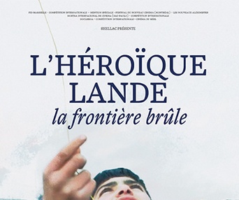 Affiche du film L'héroïque Lande, la frontière brûle