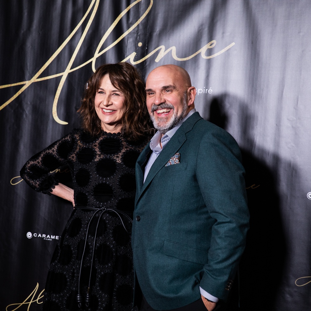 Tapis rouge du film Aline