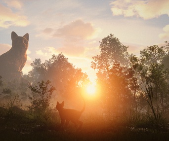 Image du film Flow, le chat qui n'avait plus peur de l'eau