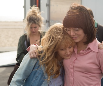 Une scène du film Battle of the Sexes