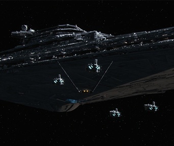 Une scène du film Star Wars: The Force Awakens