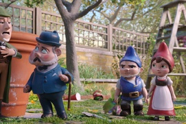 Une scène du film Sherlock Gnomes Une scène du film Sherlock Gnomes
