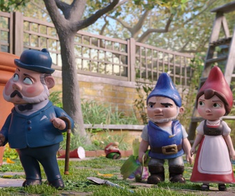 Une scène du film Sherlock Gnomes