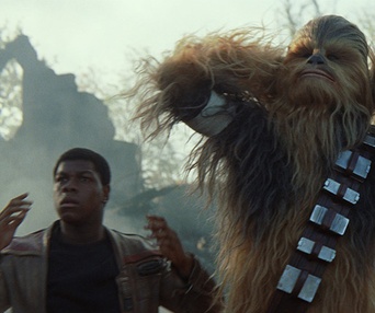 Une scène du film Star Wars: The Force Awakens