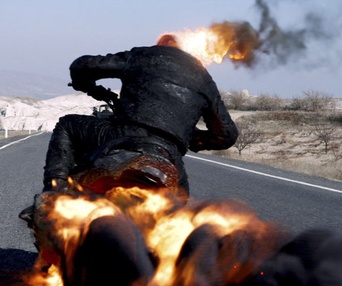 Une scène du film Ghost Rider: Spirit of Vengeance