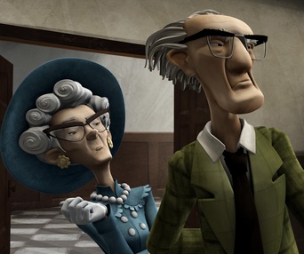 Une scène du film Nelly et Simon : Mission Yéti