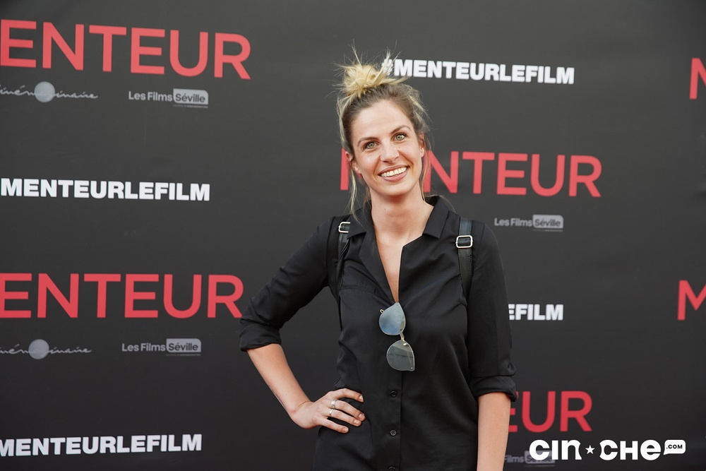Sur le tapis rouge du film Menteur