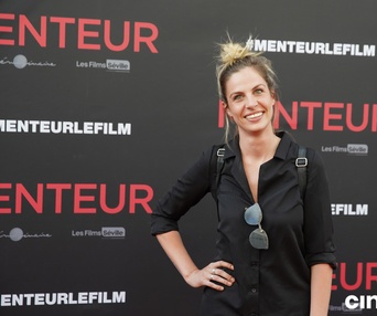 Sur le tapis rouge du film Menteur