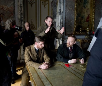 Sur le plateau du film Sherlock Holmes: A Game of Shadows