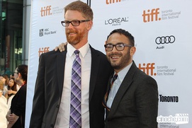 Sur le tapis rouge du film Kill Your Darlings