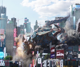 Une scène du film Pacific Rim Uprising