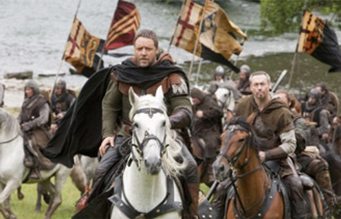 Une scène du film Robin Hood