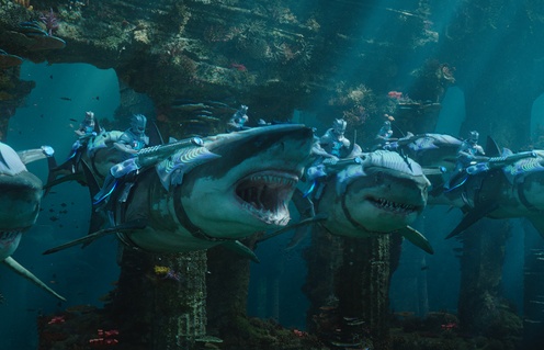 Une scène du film Aquaman