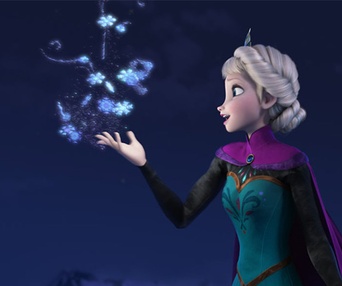 Une scène du film Frozen