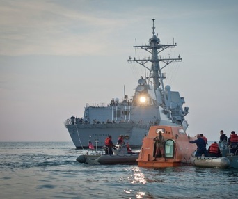 Une scène du film Captain Phillips