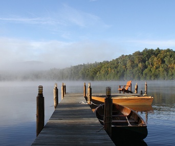 Une scène du film Lac mystère