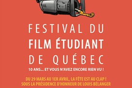 Affiche du Festival du Film étudiant de Québec