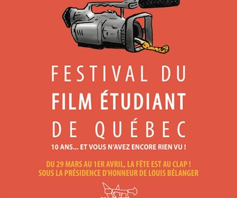 Affiche du Festival du Film étudiant de Québec