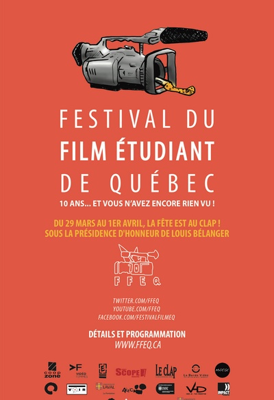 Affiche du Festival du Film étudiant de Québec