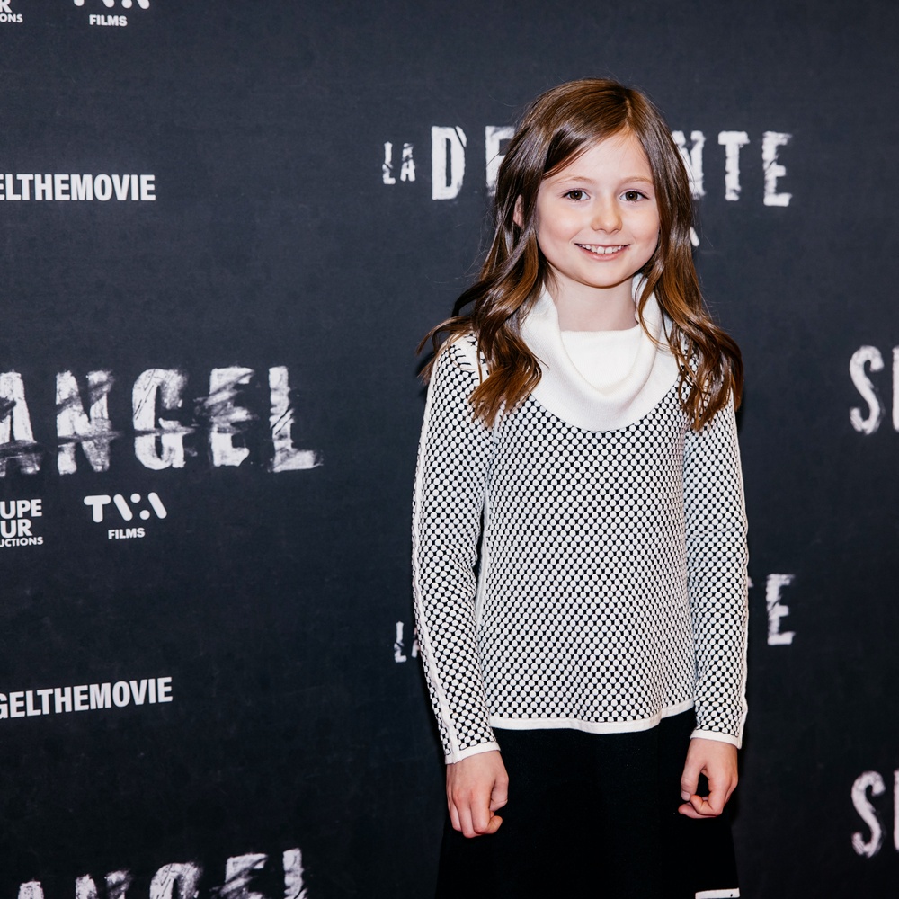 Sur le tapis rouge du film Snow Angel