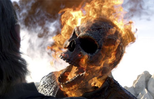 Une scène du film Ghost Rider: Spirit of Vengeance