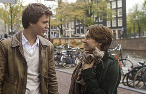 Shailene Woodley et Ansel Elgort dans The Fault in Our Stars