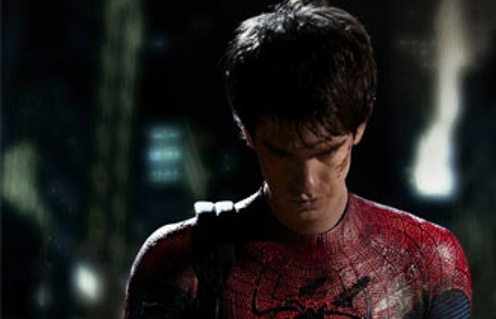 Andrew Garfield dans le costume de Spider-Man