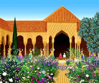Scène du film Azur et Asmar