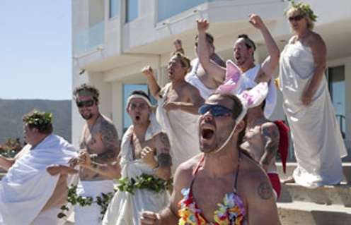 Une scène du film Jackass 3-D