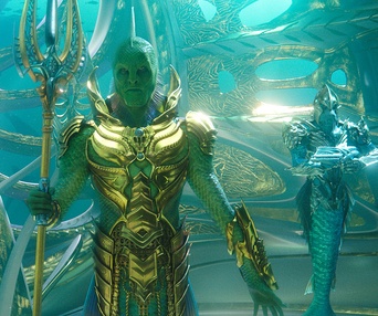 Une scène du film Aquaman