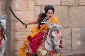 Une scène du film The Warrior Queen of Jhansi