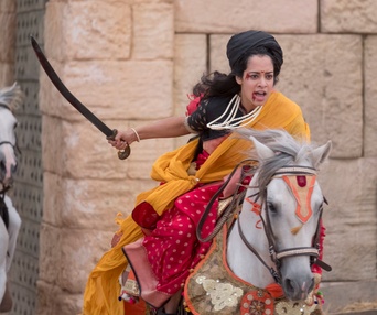 Une scène du film The Warrior Queen of Jhansi