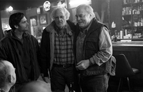 Bruce Dern, Stacy Keach et Will Forte dans Nebraska