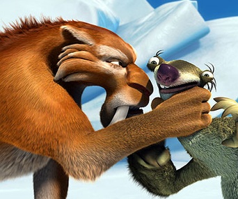 Scène du film L'ère de glace : La fonte