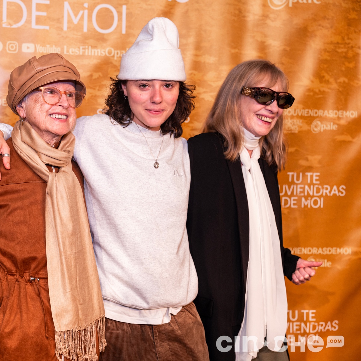 Sur le tapis rouge du film Tu te souviendras de moi