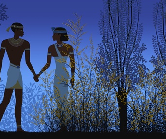 Une scène du film Le pharaon, le sauvage et la princesse
