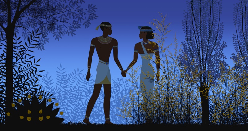 Une scène du film Le pharaon, le sauvage et la princesse