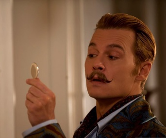 Une scène du film Mortdecai