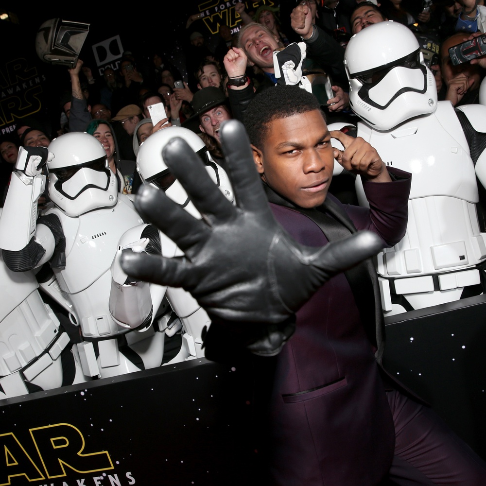 Sur le tapis rouge de Star Wars: The Force Awakens