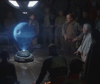 Une scène du film Rogue One: A Star Wars Story