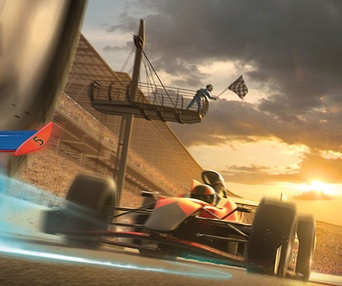 Une scène du film Turbo
